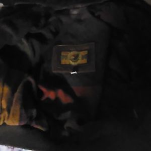 O B R leather Bomber jacket / men